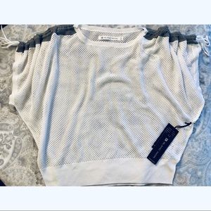 Blanc Noir- Oversized activewear top